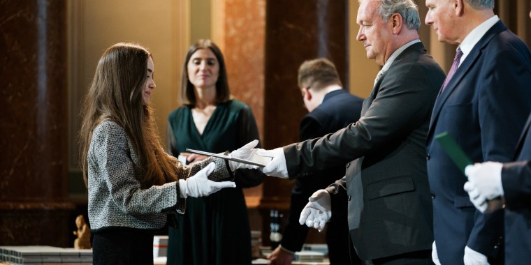 Horváth Kata Pro Scientia Aranyéremben részesült