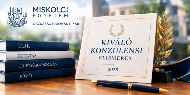 Kiváló konzulensi elismerésben részesült intézetünk kollégája